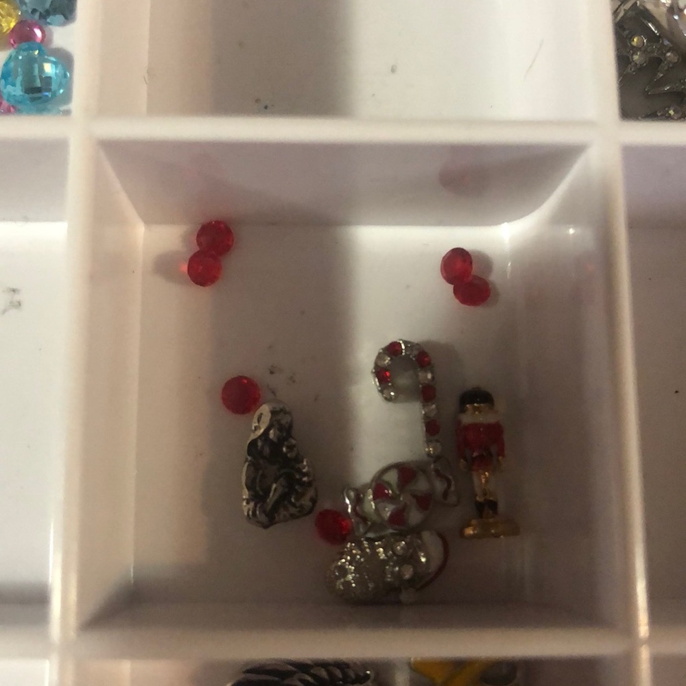 Origami owl Christmas lot charms